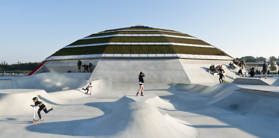 Street Dome Stadium in Denmark - Green Building Trend